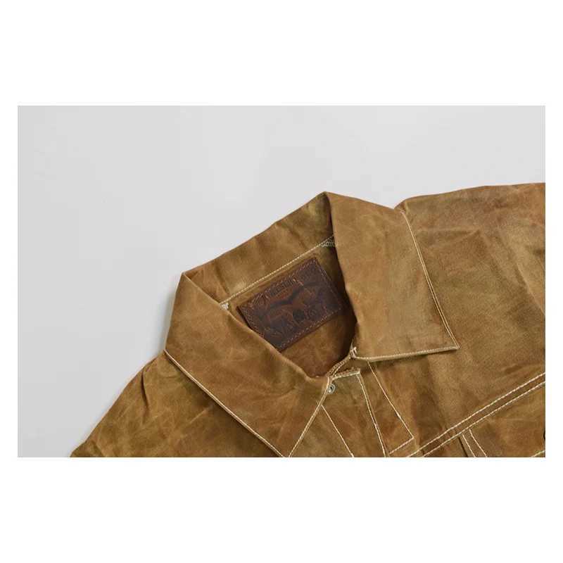 American Tool Retro Collar Canvas Oil Wax Jacket W241102