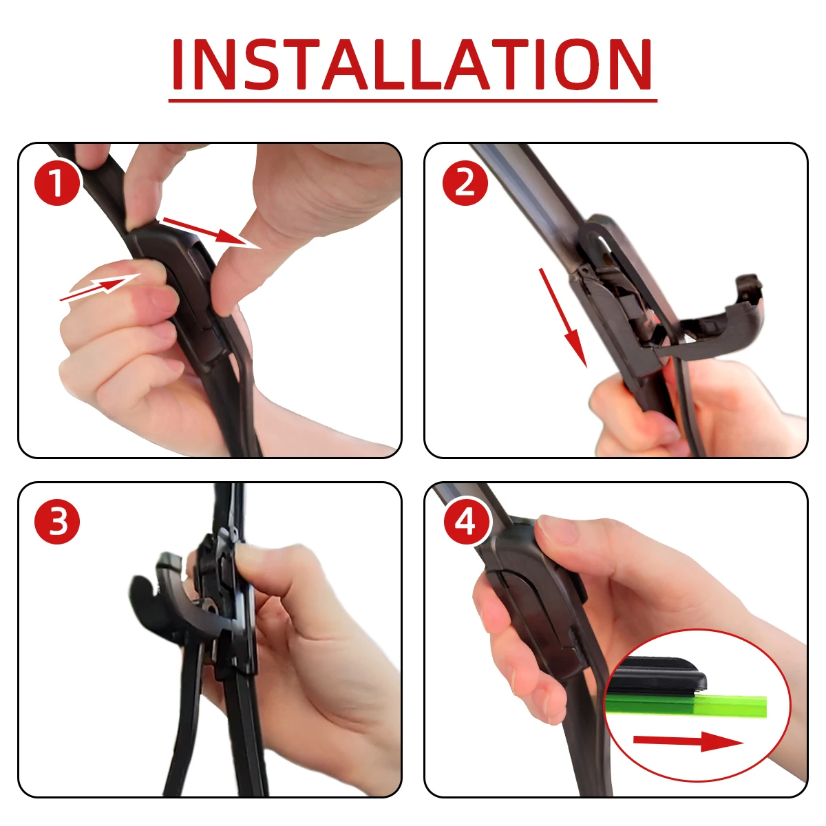 J31 For Nissan ddmysmile Teana J32 L33 Front Windshield Wiper Blades Brushes Cutter Accessories 2008 2009 2010 2011 2012 2013 2014 2015 Smile