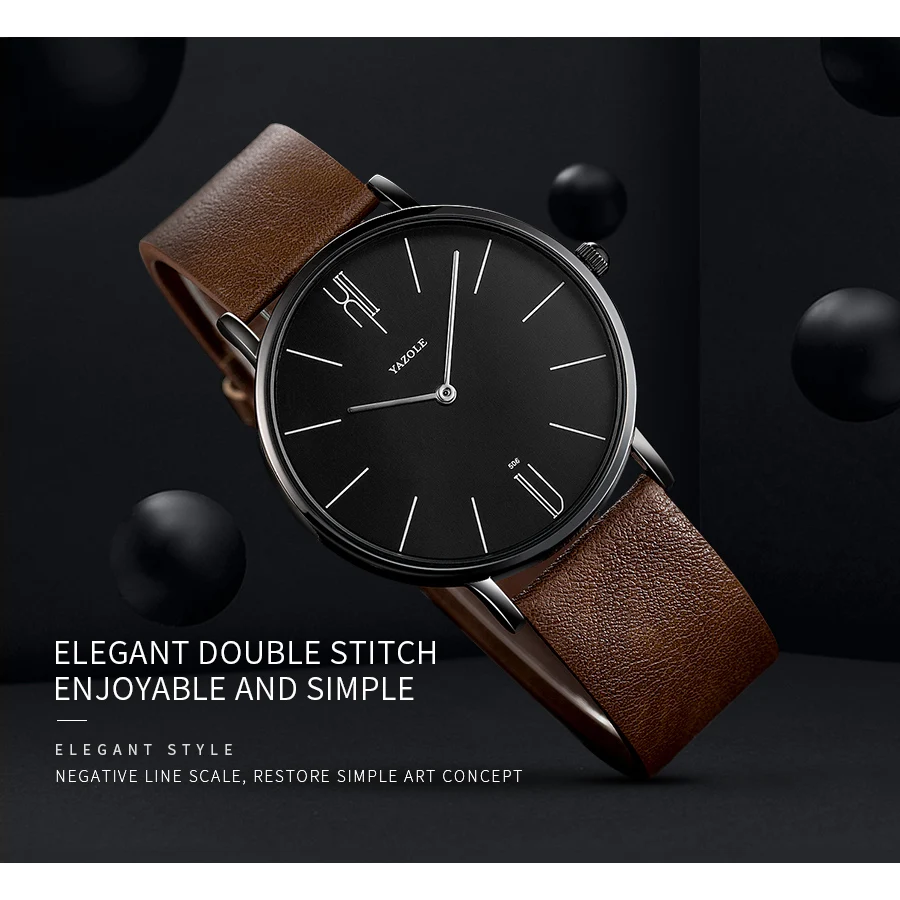 New Men's Watch Minimalist Modern Creative Quartz Watch For Men UltraThin Leather 2025 Casual Male new Wristwatch Clock Relogio Masculino