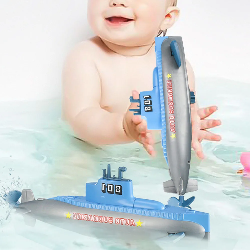 Creative Wind Up Submarine Bath Toy Boat Tricky Water 2025 Toys new Pool Diving Toy Bathtub Floating Model Kids Bathtime Toy