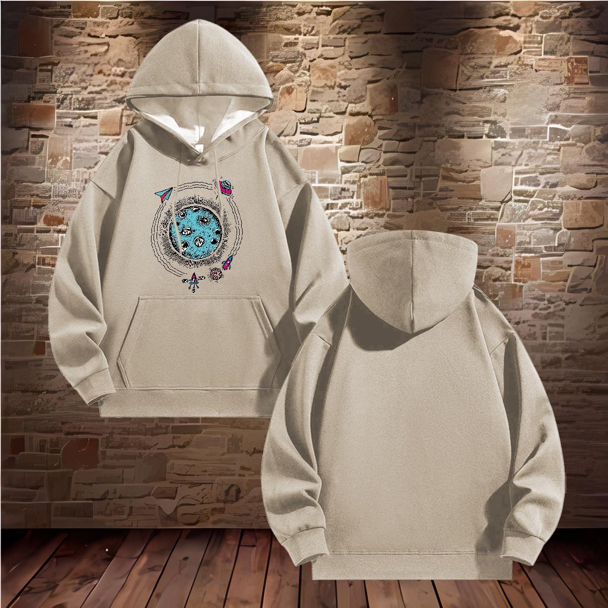 DIY Customized Men's Hooded Sweatshirt Hooded Collar Long Sleeve Designer Mens Hoodie US Size Tops Hoodie Hip Hop Warm Fleece