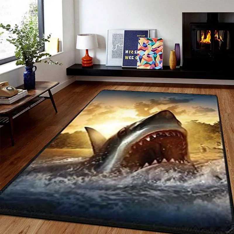 Creative 3D Animals Printing Carpet Rug Tiger Lion Leopard Door Large Mat Bath Mat for Living Room Bedroom Entrance DecorationXJ241101