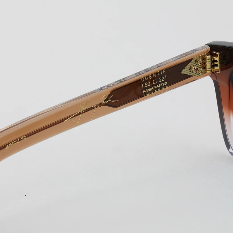 Handmade high-quality square acetate sunglasses QUENTIN mens outdoor UV400 protective sunglasses 241031