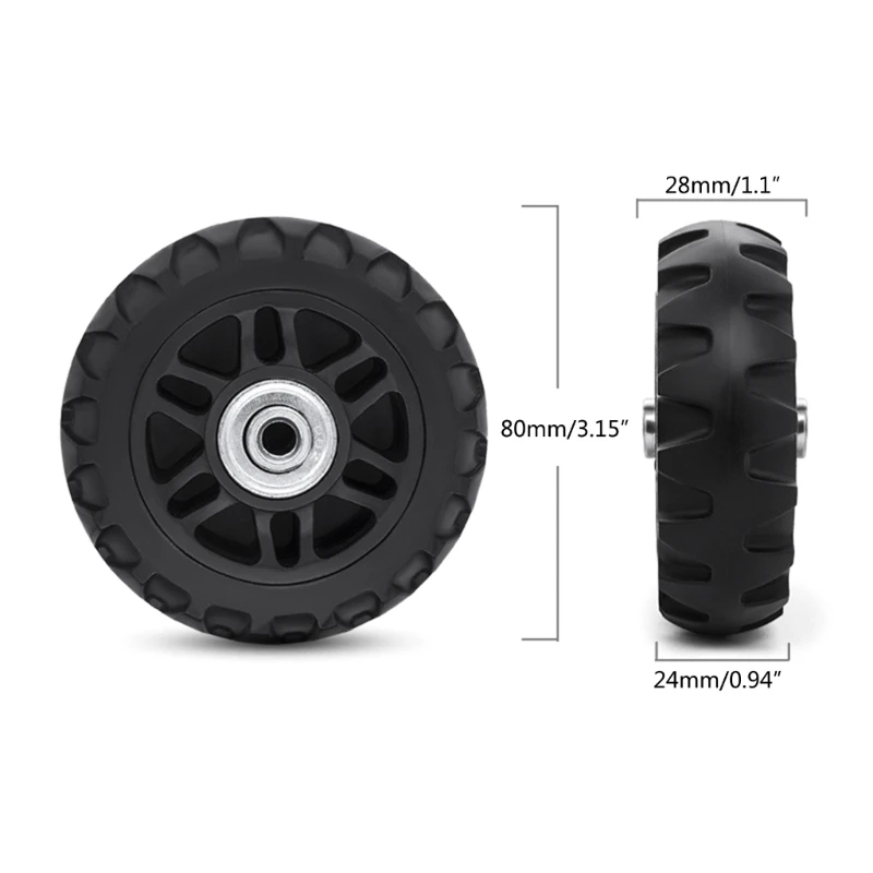 1PC DIY Luggage Suitcase Wheel Repair Accessories Portable Travel Luggage Replacement for Women Men