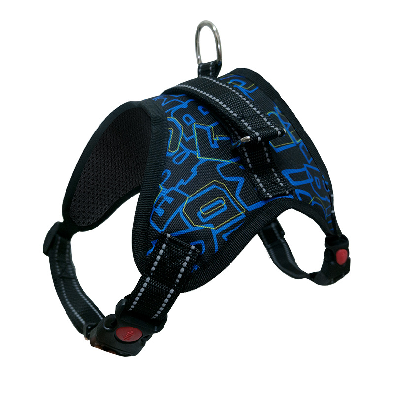 Dog Harness - Saddle Style Pet Strap Grip Vest with Adjustable Soft Padded Vest & Easy Control Handle for Medium,and Large Dogs