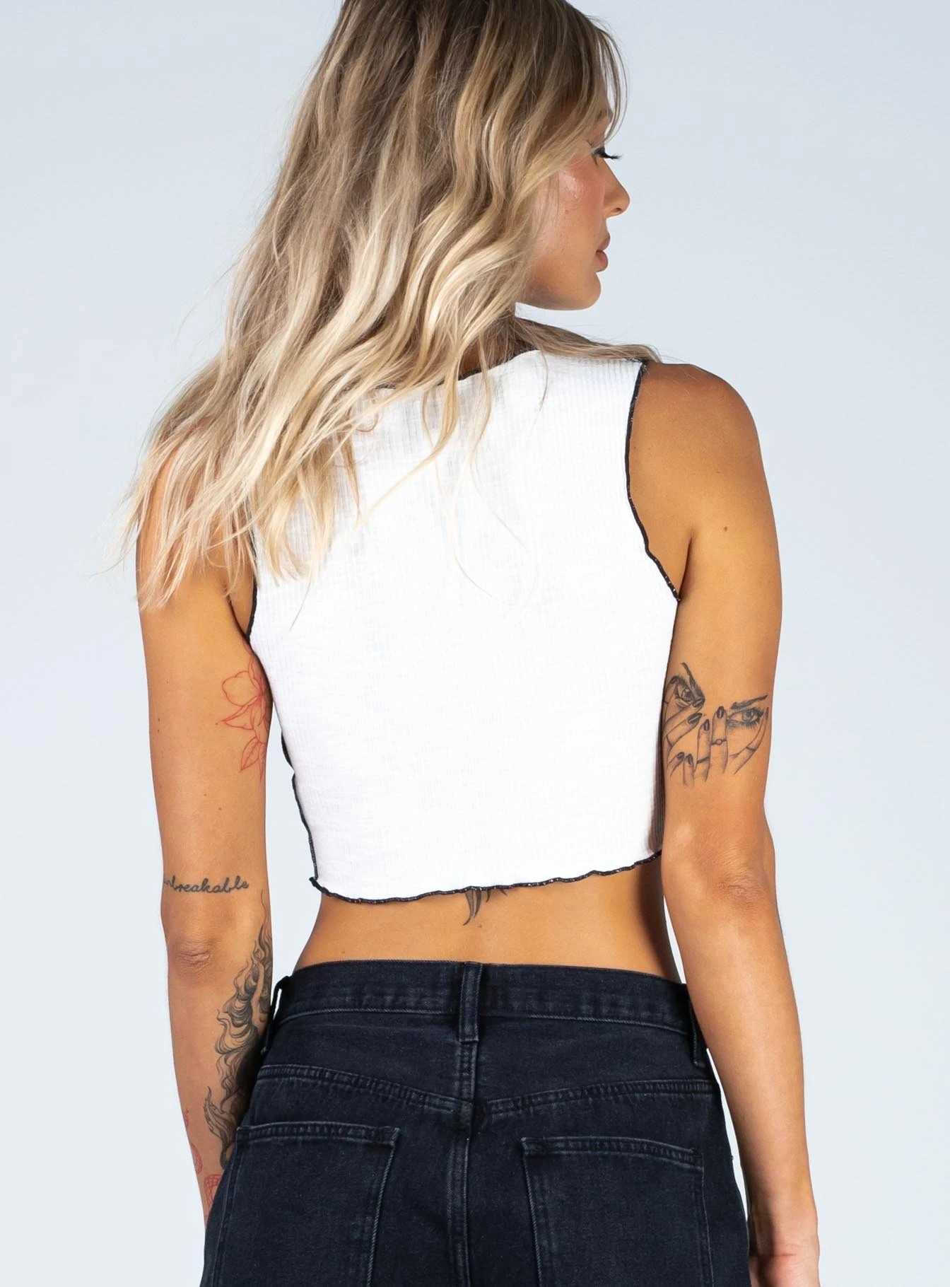 Womens Tshirt Summer Contrast Ladies Shirts Stitching Womens Vest Waistcoat Fashion Round Neck Open Navel Slim Girl 241024