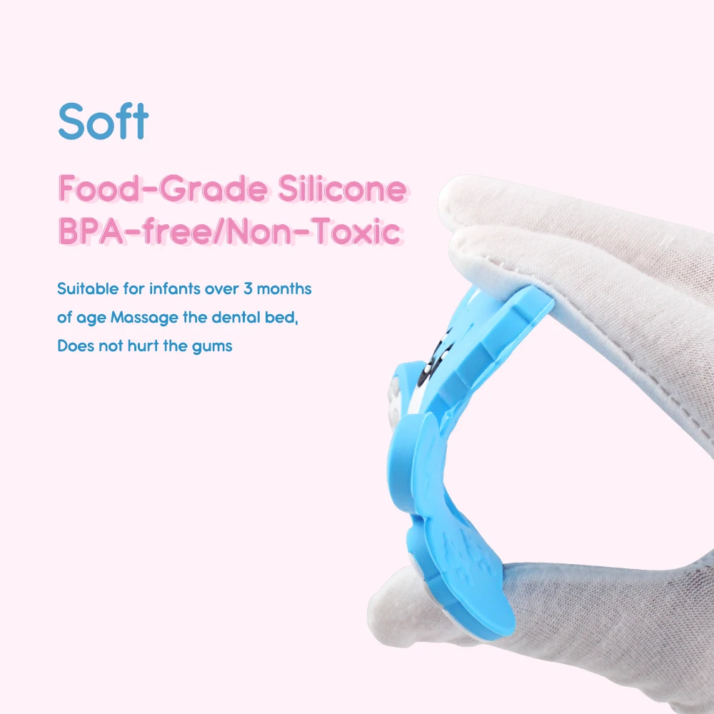 Baby Silicone Teethers Teething Toy Chew BPA Free 2025 Food Grade for Baby new Pacifier Chain Clips Beads Necklaces Pendant Rodent Animal