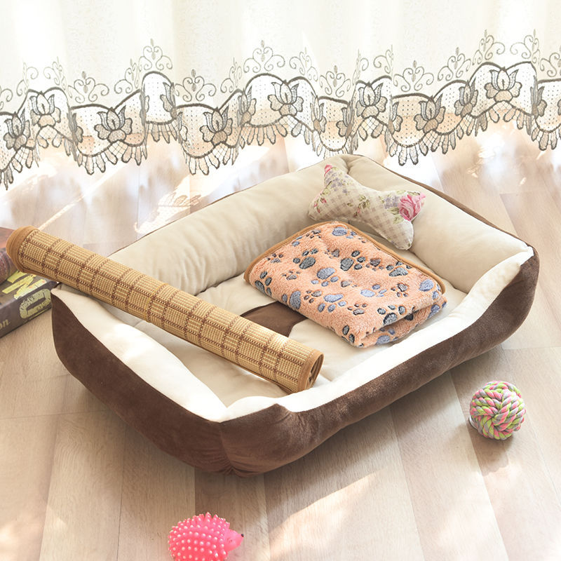 Big Cat nest net red Four seasons universal pet kennel mat