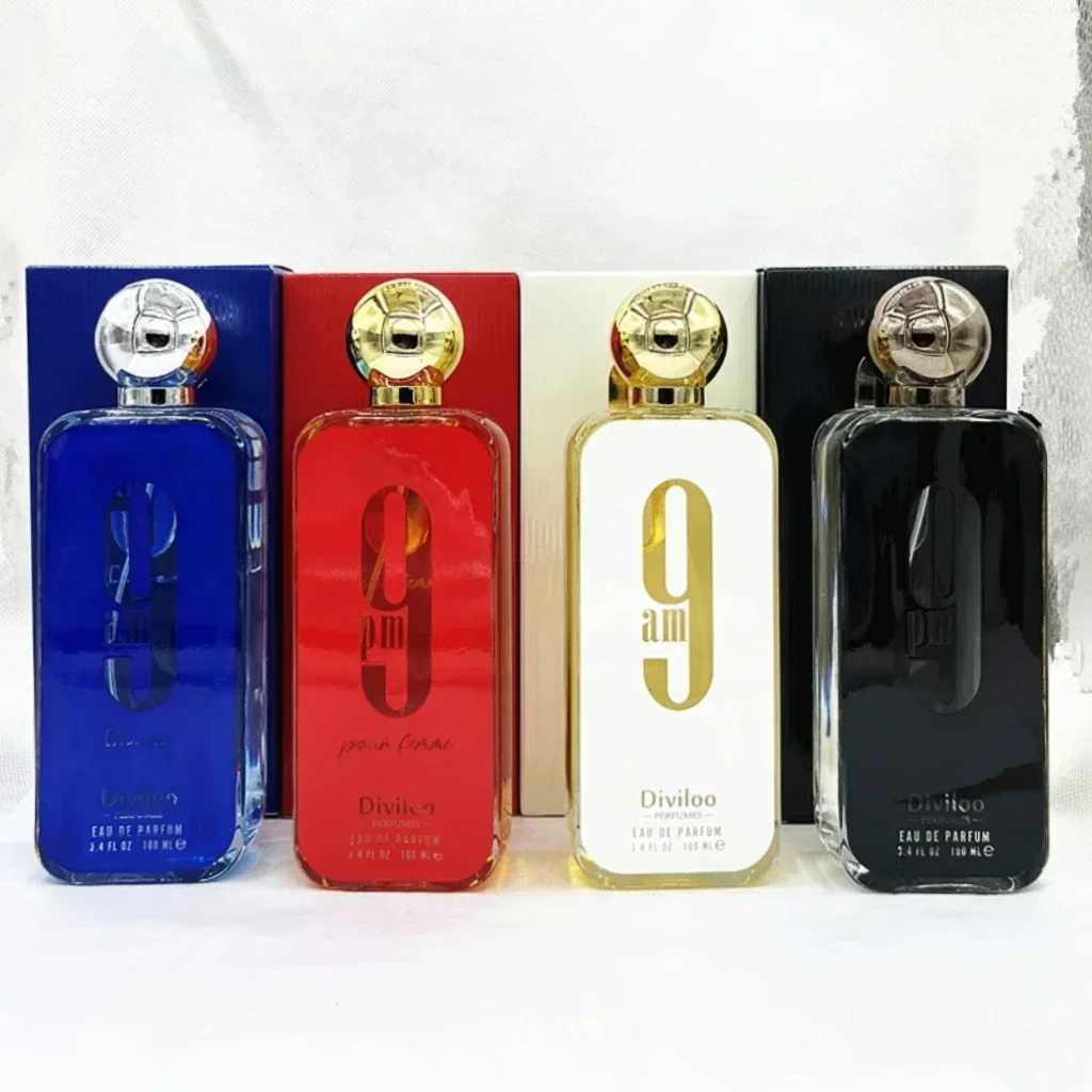 100ml/3.4oz white 9AM original mens perfume Afnan Light perfume lasting perfume womens perfume charm giftW241102