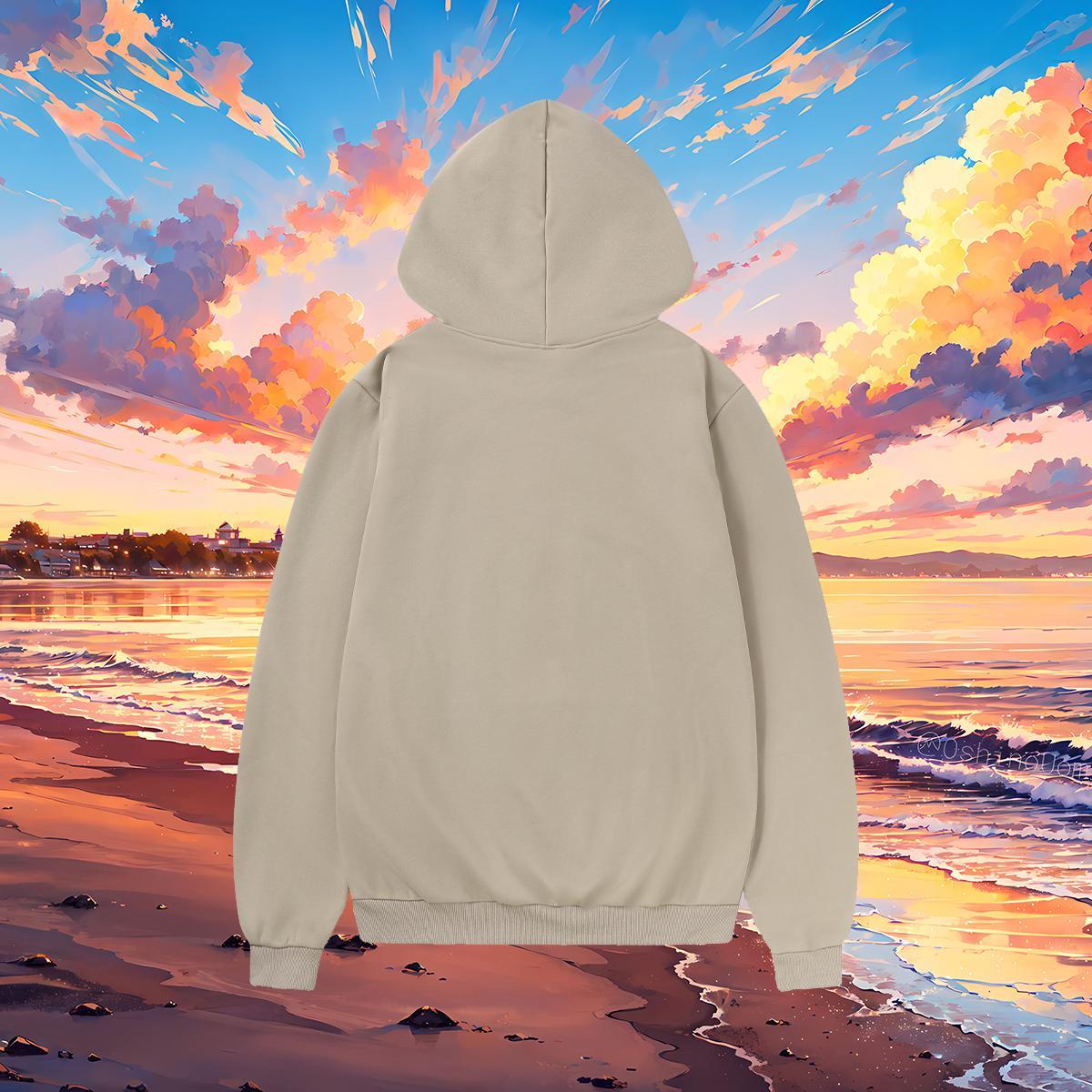 Fashion Designer Hoodie Women Tops Hoody Loose Women Hoodie Anime 350g Cotton Hooded Collar Breathable Beach