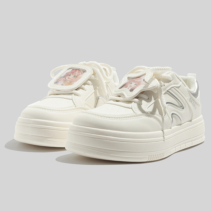 Cartoon Design Fashionable Versatile Velvet Casual Board Shoes