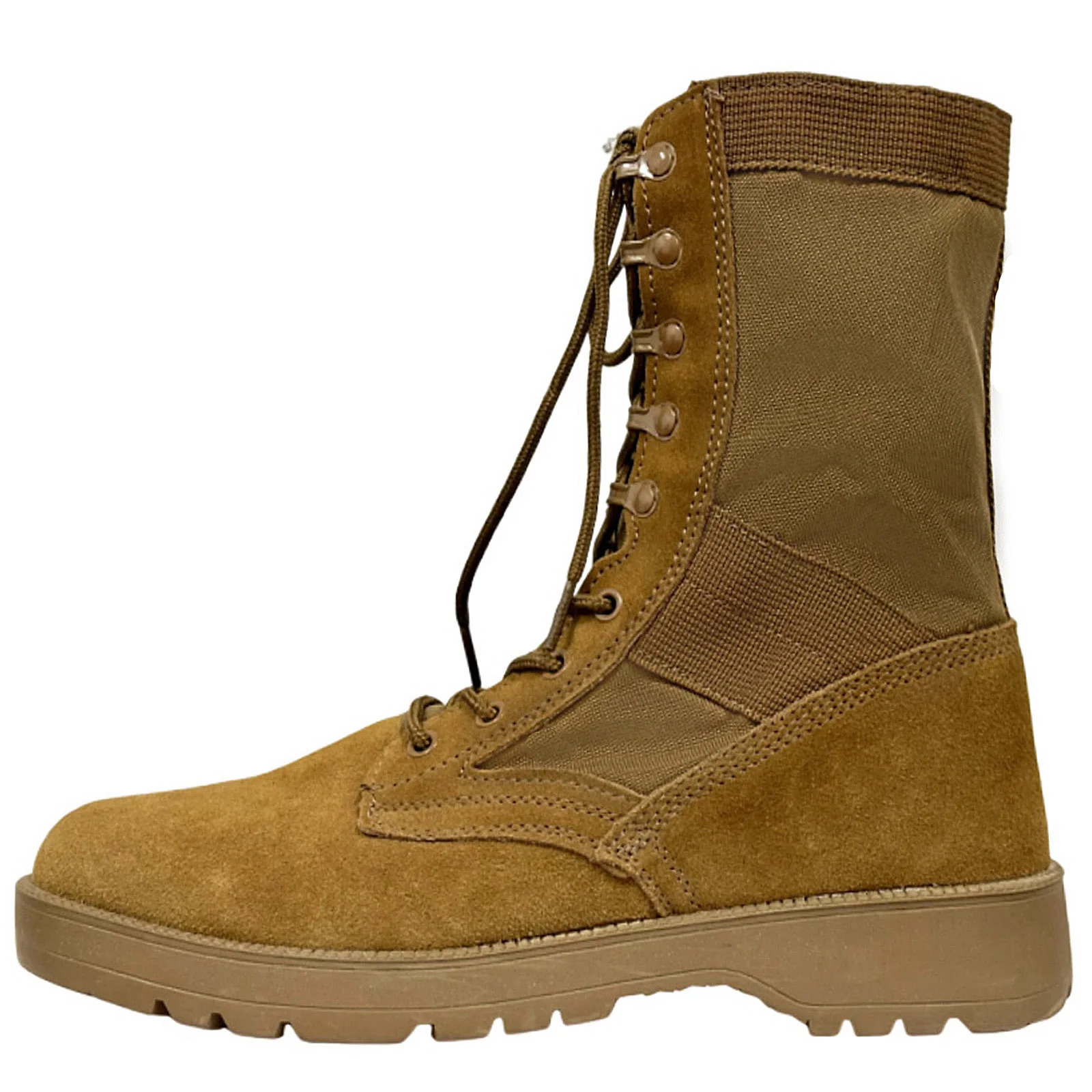 Real leather mens tactical desert boots for outdoor combat lightweight and anti slip hiking shoes high top Botas work shoes 241031