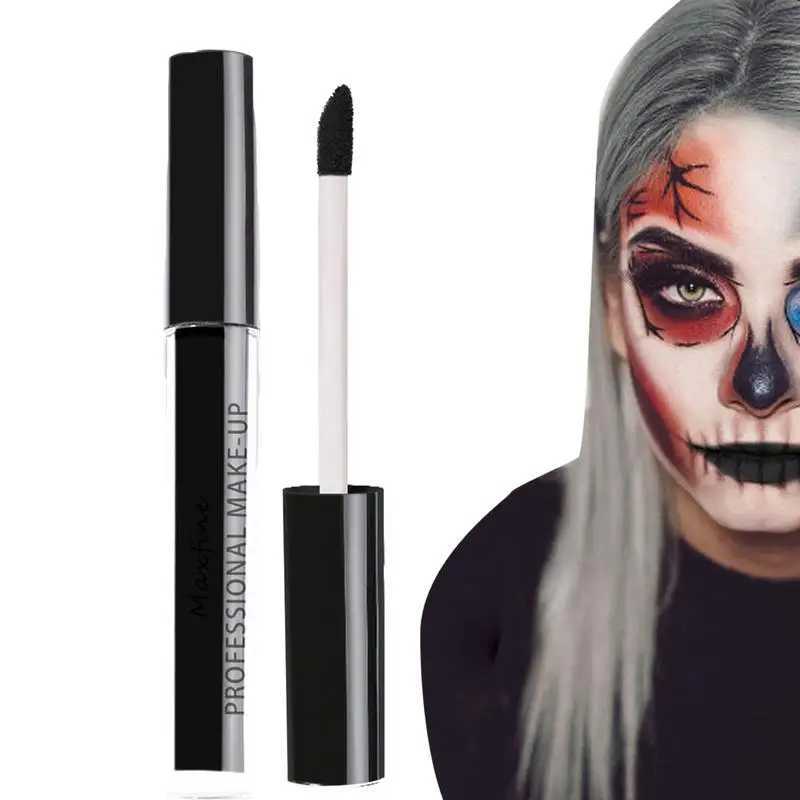 1 piece of Halloween lipstick waterproof sexy white lipstick Halloween lipstick makeup tool Korean cosmetics W241101