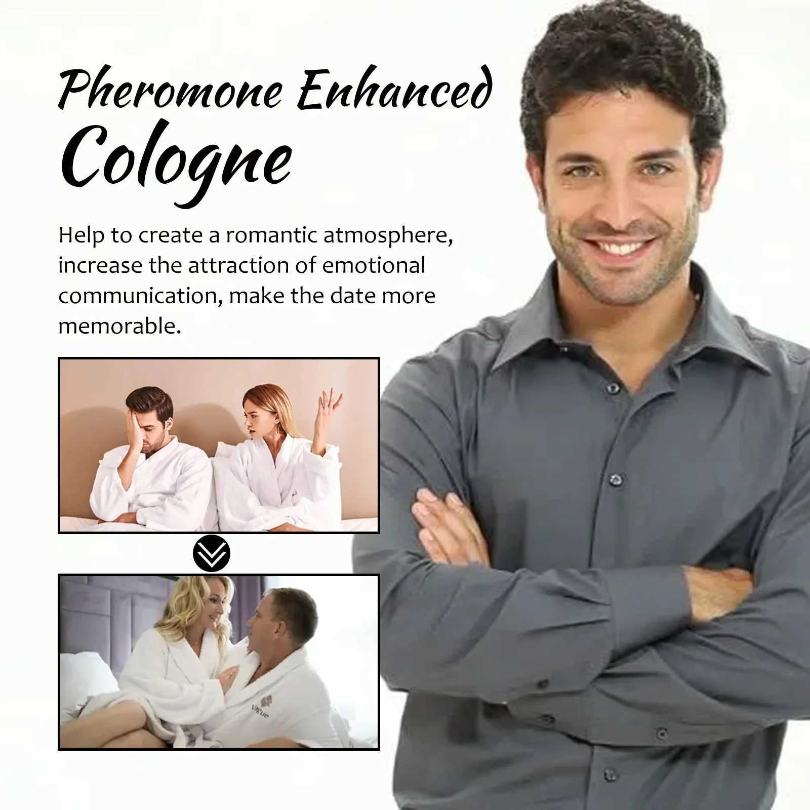 50ml perfume for Men perfume Original Hombre Cologne spray Lasts Natural for 6 Hours Musk Sandalwood CinnamonW241102