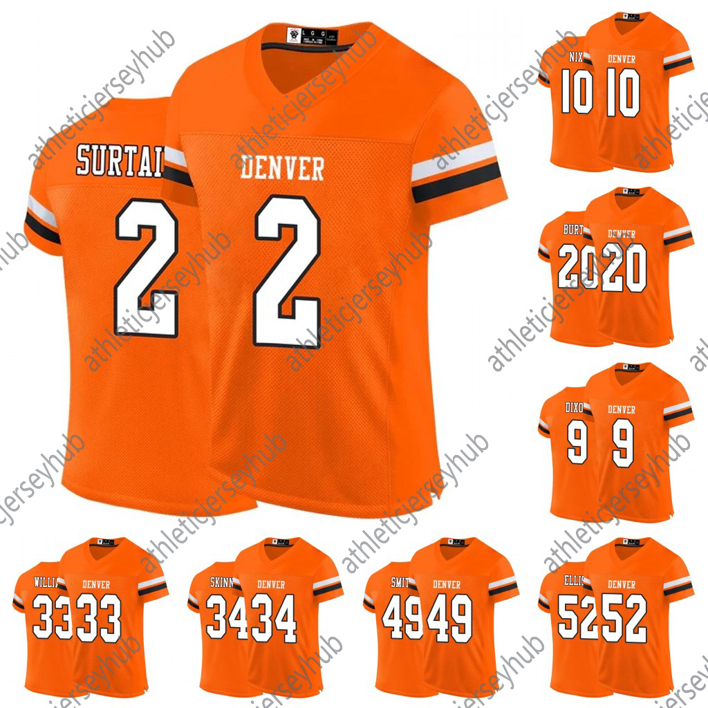 Surtain Football Jersey Nix Mims Jr Mens Women Custom Moss Palczewski Matt Peart Powers Roach