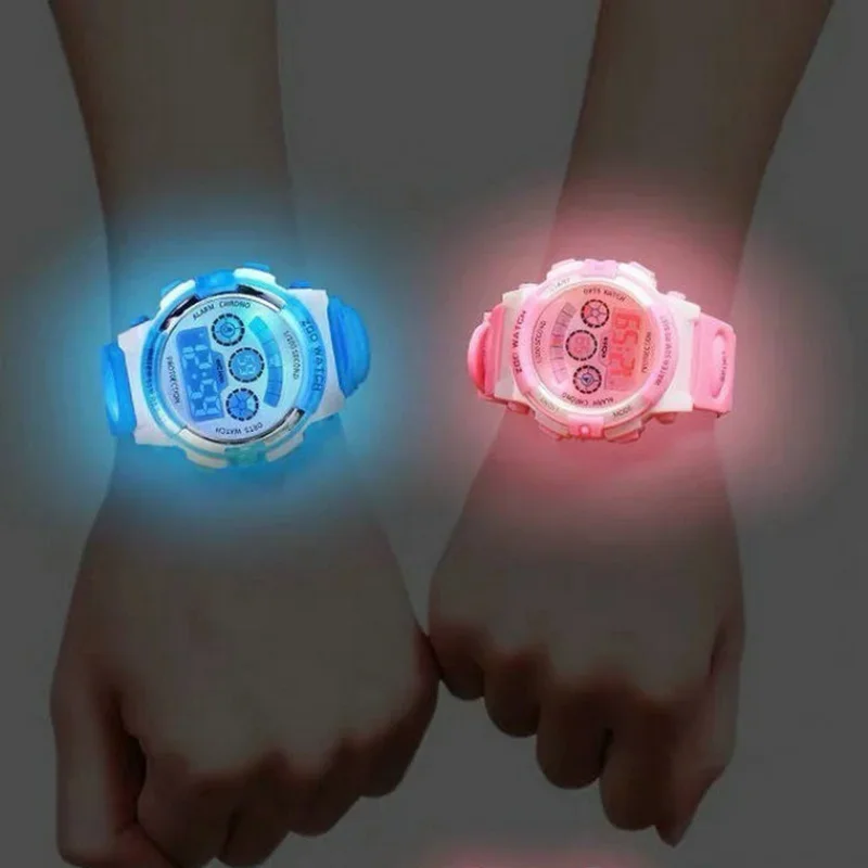 Camouflage Kids Watches Waterproof Children's Digital Watch Luminous 2025 new Sport for Boys Girls LED Alarm Wristwatch Clock