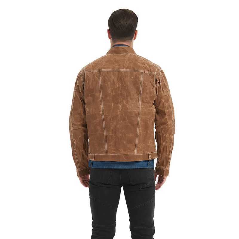 American Tool Retro Collar Canvas Oil Wax Jacket W241102