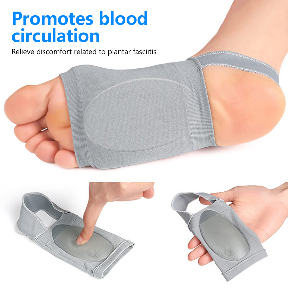 1pair Arch Support Sleeve Plantar Fasciitis Heel Spurs Strap Elastic new Gel Pad Arch Socks Insole Flat Foot Pain 2025 Relief Sleeve Sock