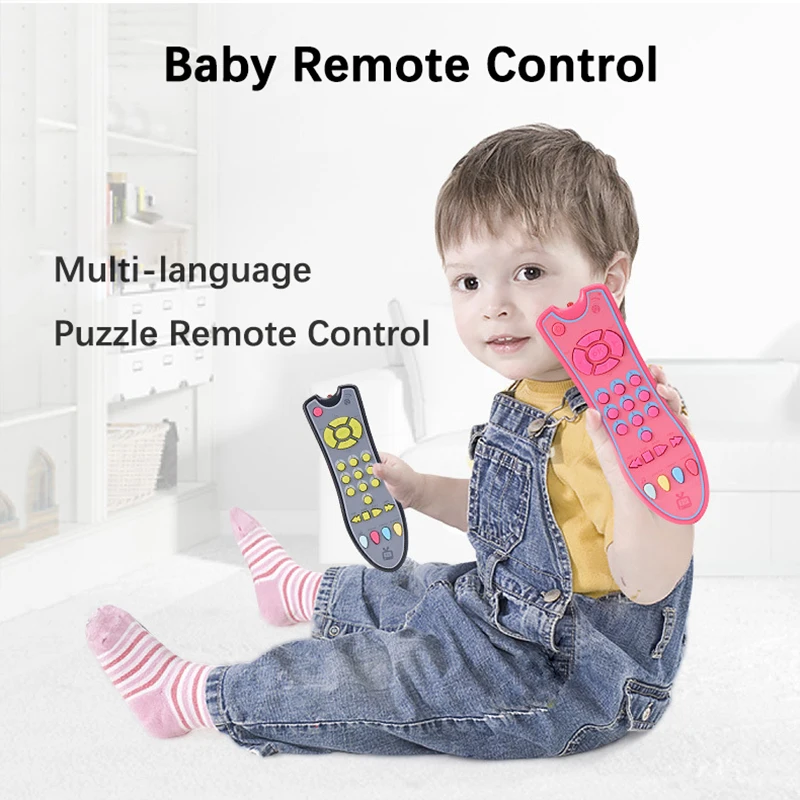 Music Mobile Phone 2025 TV Remote Control new Car Key Baby Early Educational Toys Electric Numbers English Learning Toys Gift For Newborn