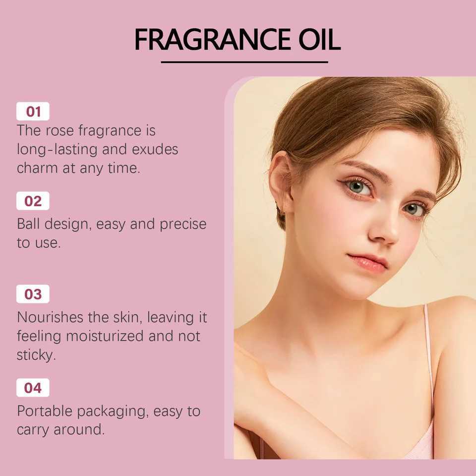 Rose perfume plant scent lamp perfume body spray self-confidence enhance dating attract men portable perfume cylinderW241102