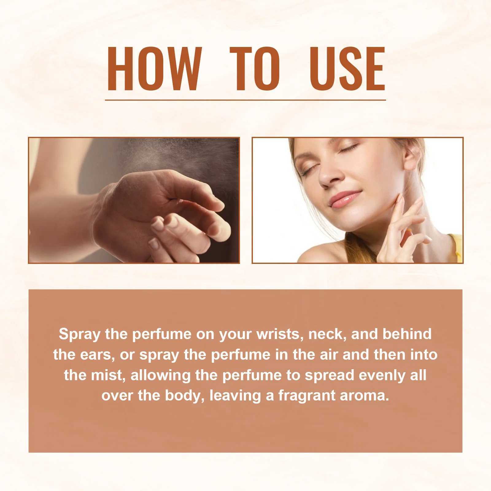 Citrus perfume spray Long lasting perfume Floral pheromone scent Keep dating Attract high-quality female body perfume seriesW241102