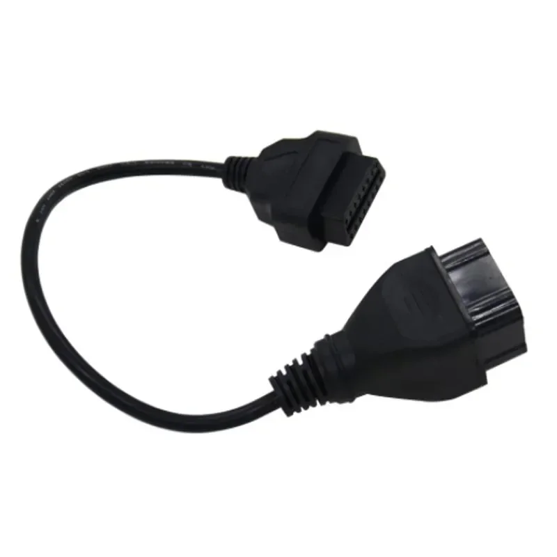 OBD For RENAULT 12 Pin 12Pin Male to OBD OBD2 OBDII DLC 16 Pin 16Pin Female For renault new 12pin cable female 2025 Connector Adapter OBD