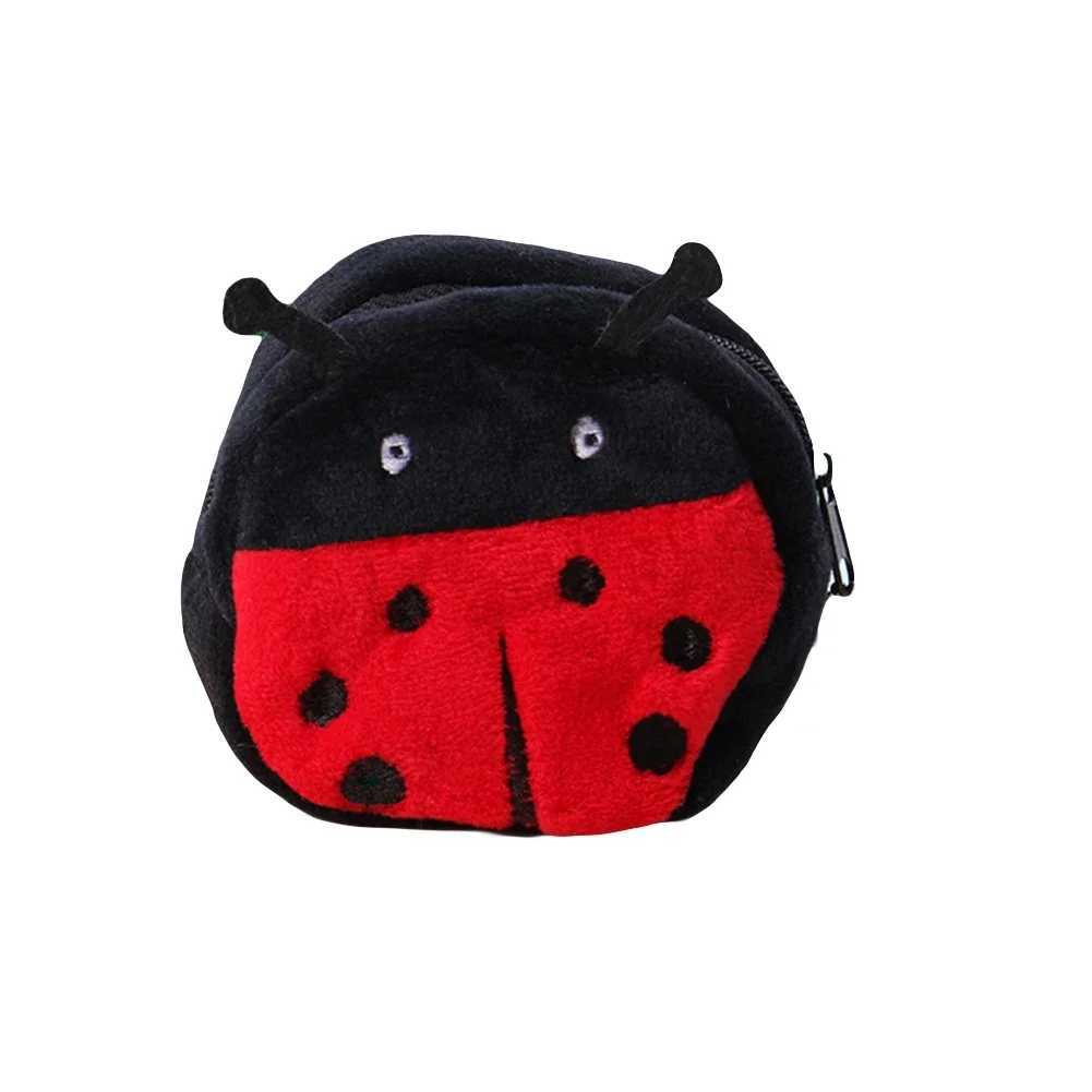 Portable Cute Plush Coin Purse Panda Animal Small Coin Purse Zipper Mey Wallet for Children Kids Birthday GiftXJ241111
