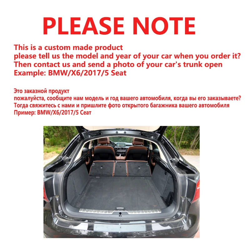 Custom Standard Car Trunk Mats For Haval H6 H6S H6 GT Auto Cargo Liner Automobiles Accessories Auto Styling interior Rug parts