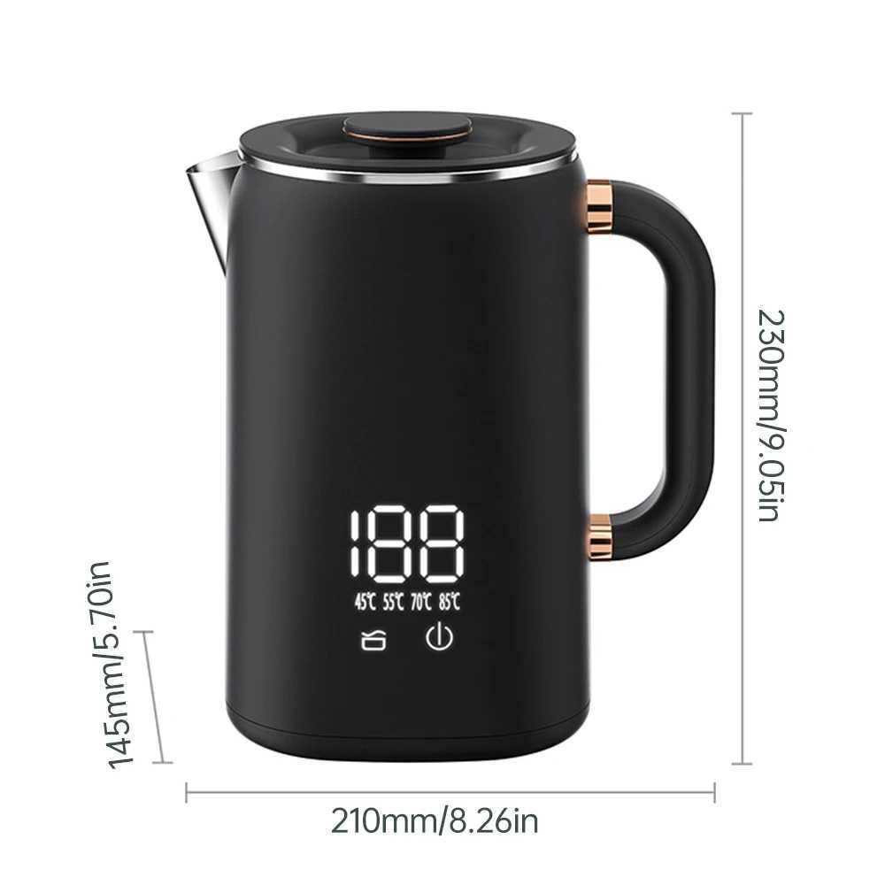 Coffee electric kettle with 5-liter temperature control automatic shutdown double-layer inflatable hot water kettle Y241102