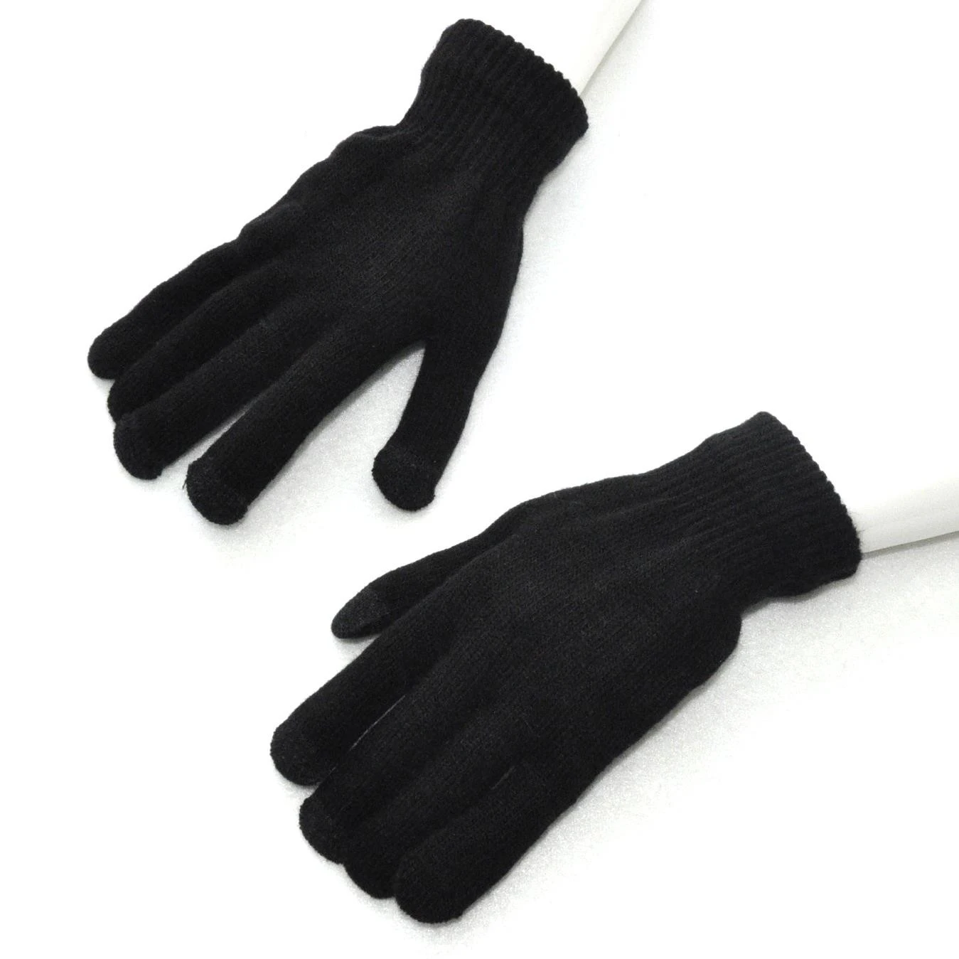 Men Women 2025 Winter Thicken Warm Gloves For Students Solid Color Knitted Touch Screen new Mittens Outdoor Cycling Skiing Gloves New