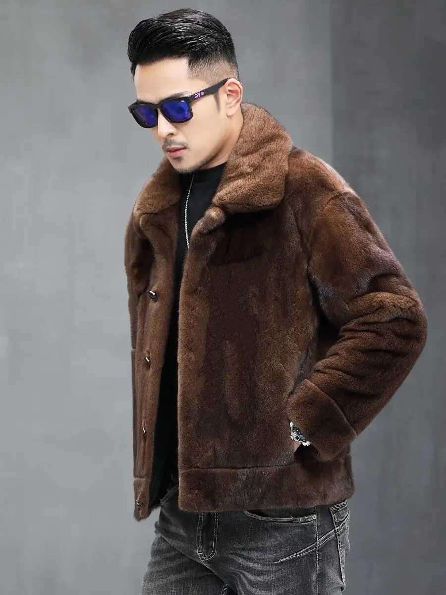 Winter and Autumn Long Thick Warm Fluffy Parka Soft Faux Fur Coat Male Long Sleeve Plus Size Korean Jacket Fashion Men Z80XJ241102