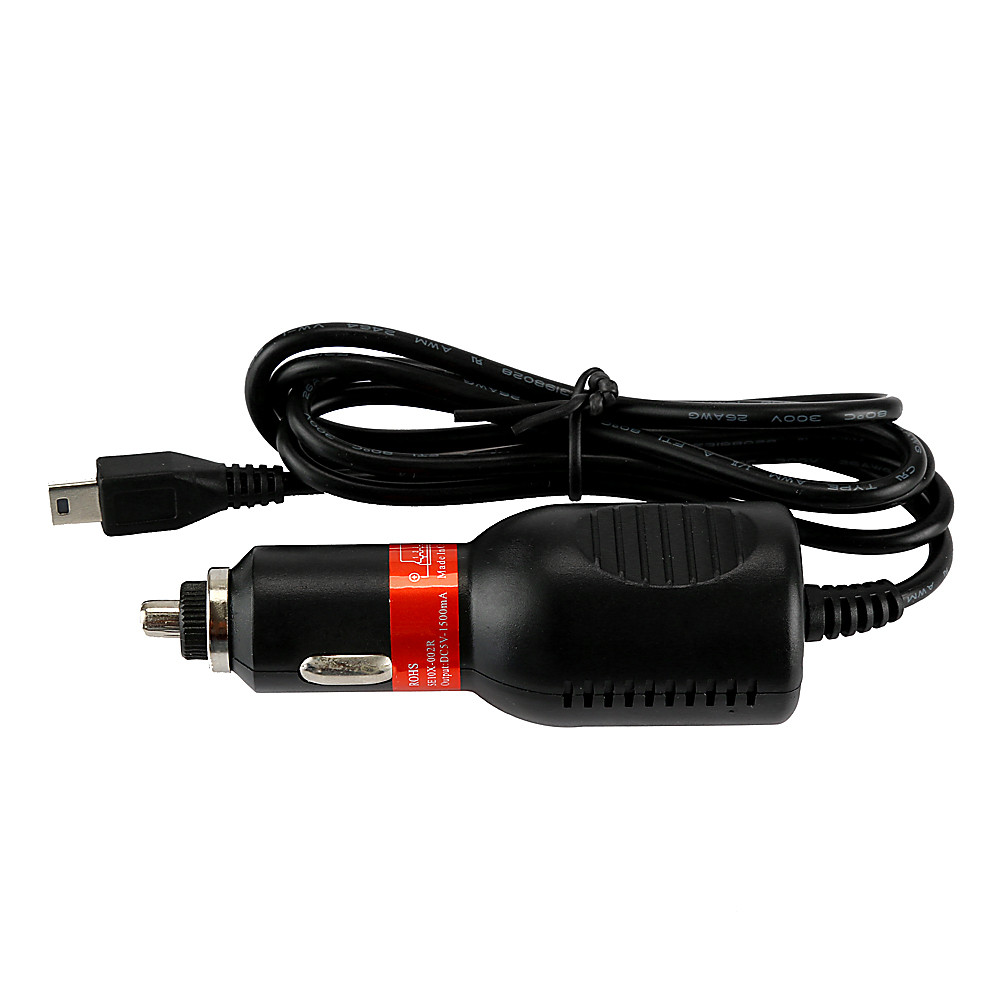 Dc 5v 2a Mini Usb Car Power Charger Adapter Cable Cord For Gps Tachograph Phone Car Accessories Auto Parts Automotive Parts