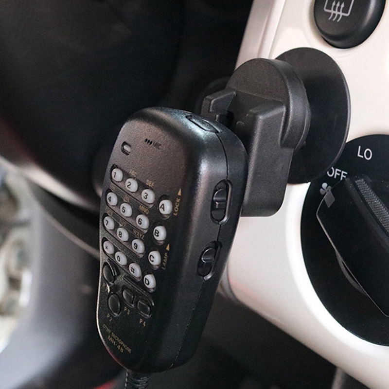 Car Mobile Radio Walkie Talkie Microphone Hanger Habilleur Mont Bracket Remplacement pour Teyitong / Oxun / Quan Yitong / Yaesu