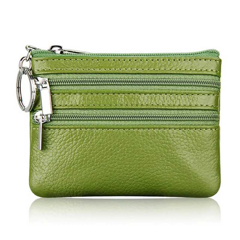 Fi Leather Women Wallet Cluh e/Two Zip Female Short Small Coin Purse Brand New Design Soft Mini Card C HolderXJ241111
