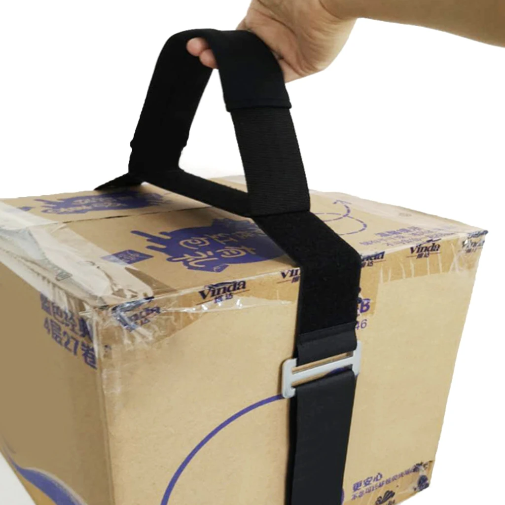 1/2/3M Heavy Object Binding Belt Black Carry Rope Furniture Moving Belt Lifting and Moving Straps Easier Conveying Dropshipping