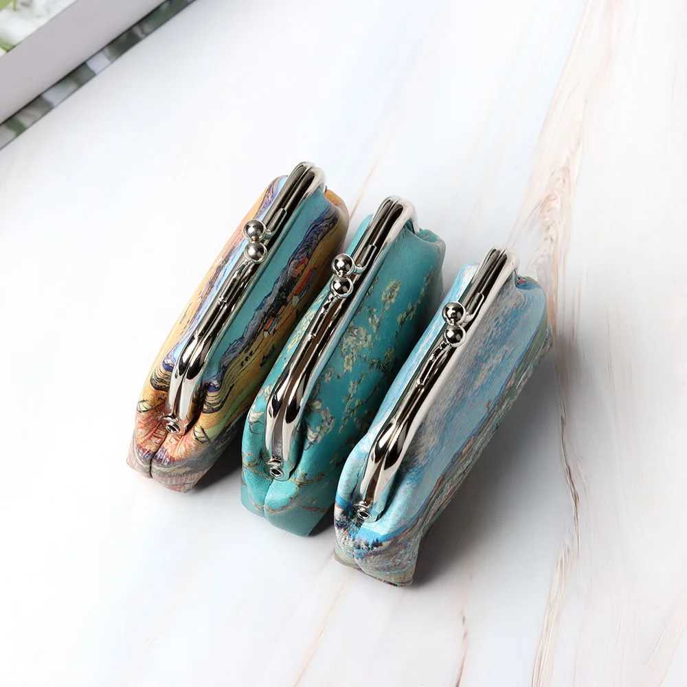 Women Girls Fi Vintage Change Bag PU Coin Purses Small Wallet Women Cluh Mini Handbag Hasp Mey C Card AccessoriesXJ241111