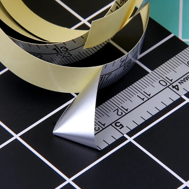 1Pc 90/151cm Self Adhesive Metric Measure Tape 2025 Vinyl Sier Ruler new For Sewing hine Sticker
