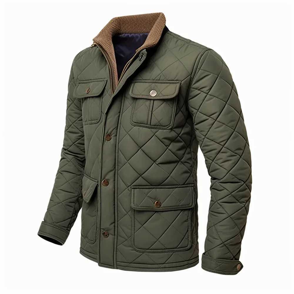 CaseClear Mens Retro Quilted Jacket W241102