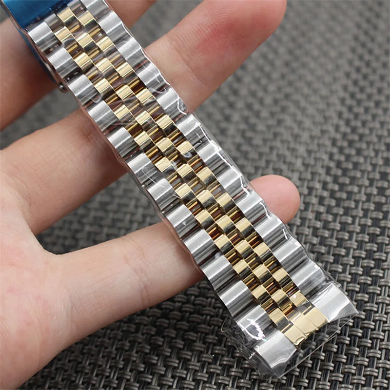 Watch Accessories Steel Strap 13 17 18 19 20 21 22mm Band For Rolex Mens And Womens 240311