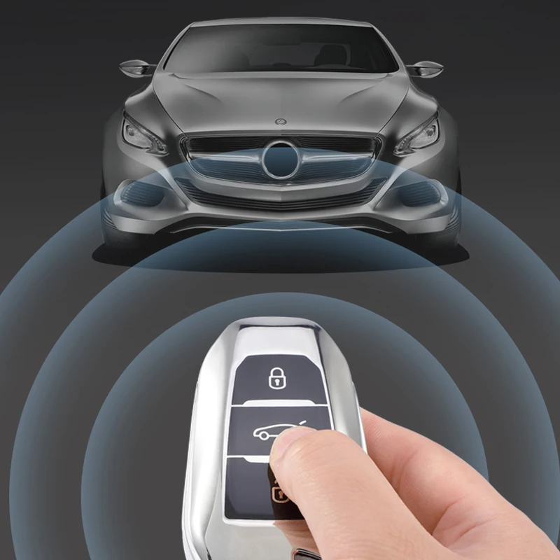 Car Key TPU Car Key Case Cover for Peugeot 308 408 508 2008 3008 4008 5008 Citroen C4 C6 C3-XR - Protective Fob Holder H250113