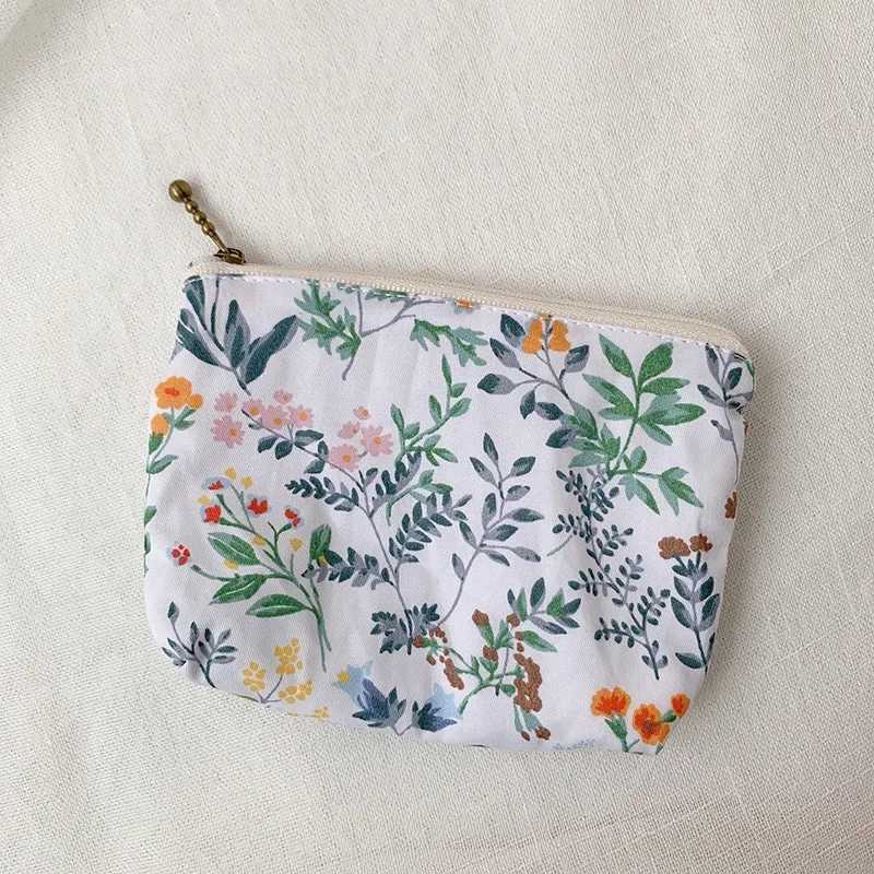 Cute Flower Fruit Printing Coin Purses Women Holder Mini Wallet Coin Pouch Cluh Key Coin Mey Bags for GirlsXJ241111
