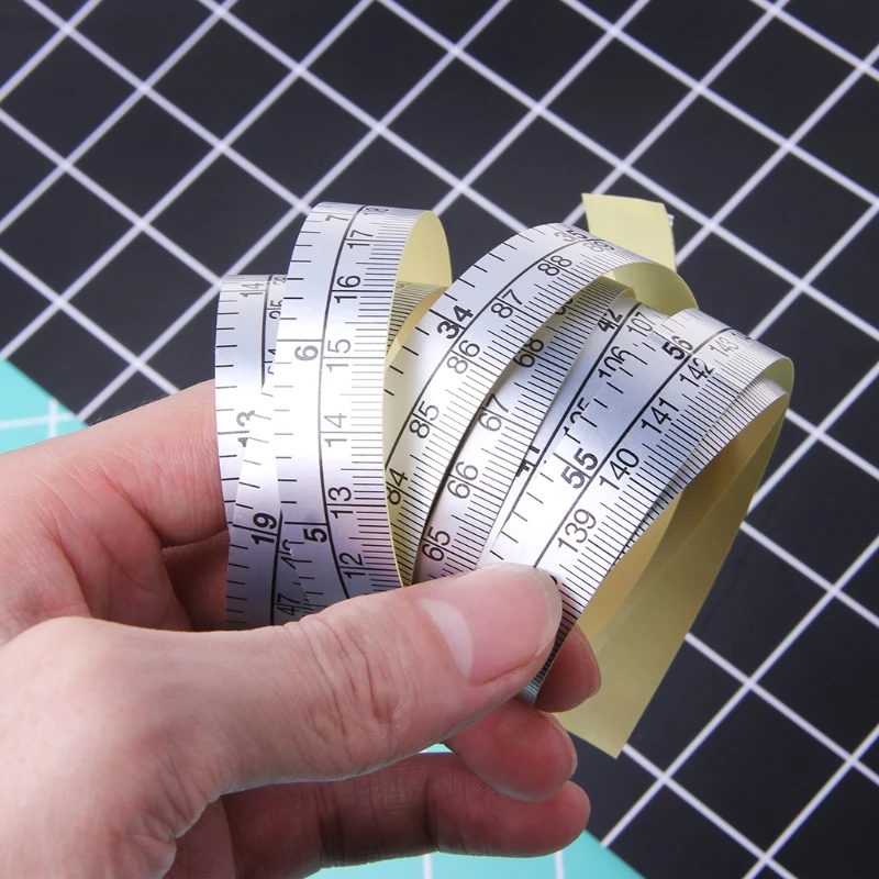1Pc 90/151cm Self Adhesive Metric Measure Tape 2025 Vinyl Sier Ruler new For Sewing hine Sticker