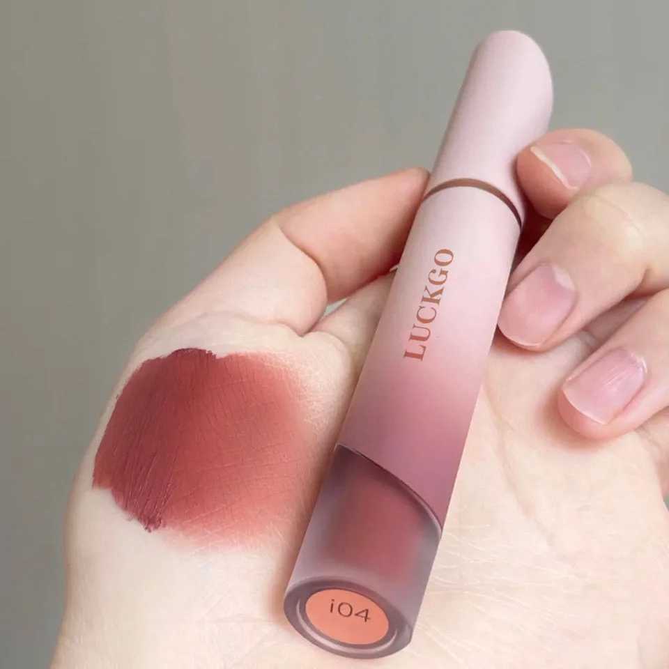 Velvet matte lipstick sexy red lip gloss moisturizing long-lasting lip gloss waterproof makeup Korean cosmetics 6 colors W241101