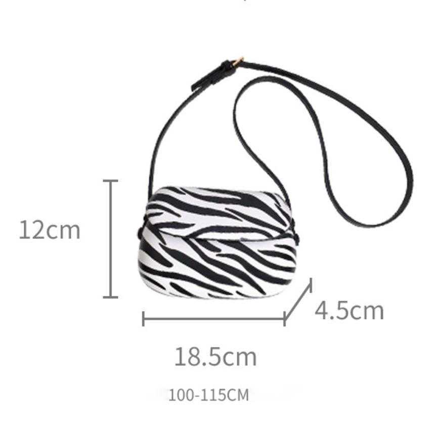 Shoulder Bags South Korea Zebra Saddle Designer Bag Mini Messenger Bag WoMens Crossbody Bags Mobile Phone Bag 241015