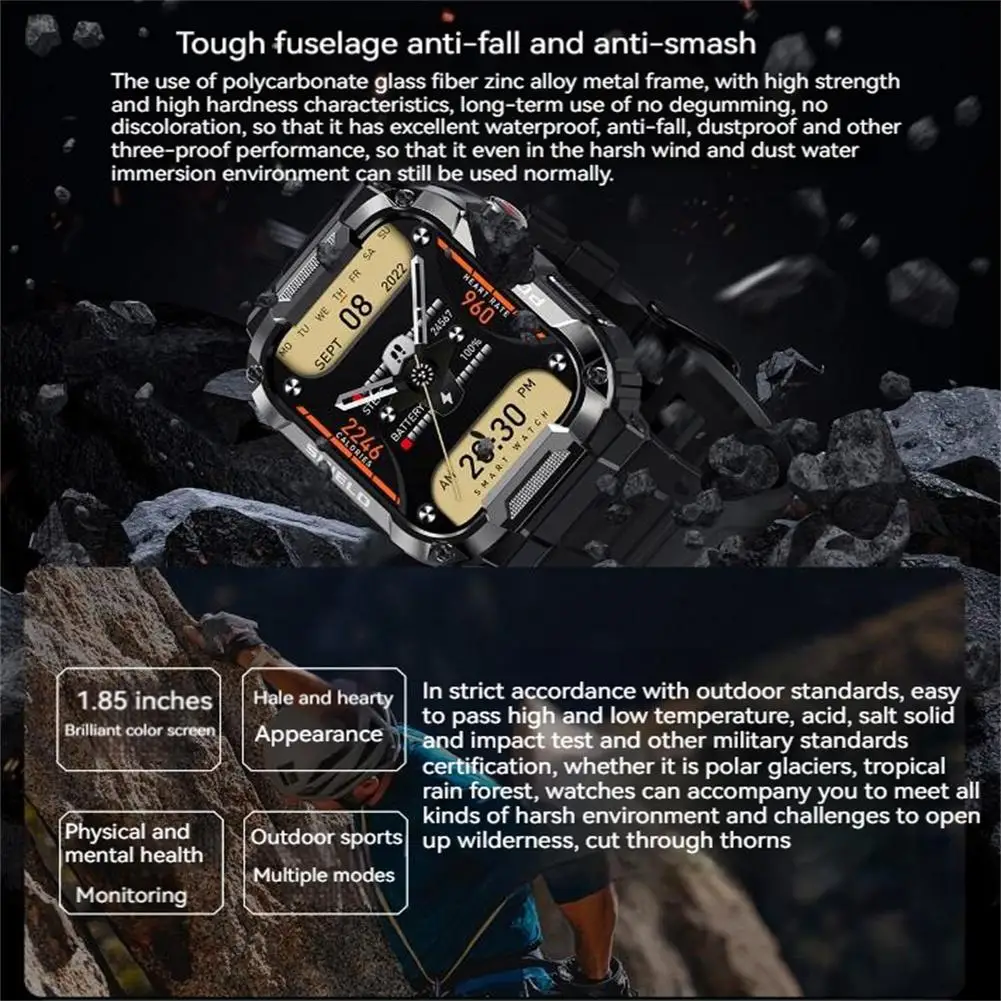 66 Smart Watch Outdoor Bluetooth-compatible new Call Music Play Heart Rate 2025 Monitor Health Sports Bracelet