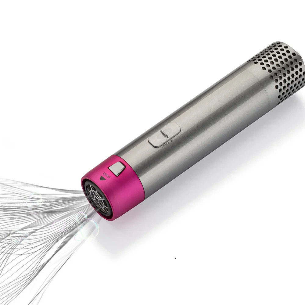 7 In 1 One Step Hair Dryer Volumizer Rotating Hairdryer Curler Comb Curg Brush Dryers For Styg Tool 240325