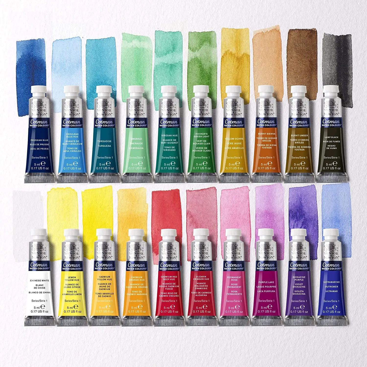 Winsor ton Cotman Watercolor Paint Set 10/20 Colors 5ml 0.17-oz Aluminum Tubes Beginners Aquarela Painting Art Supplies 240318
