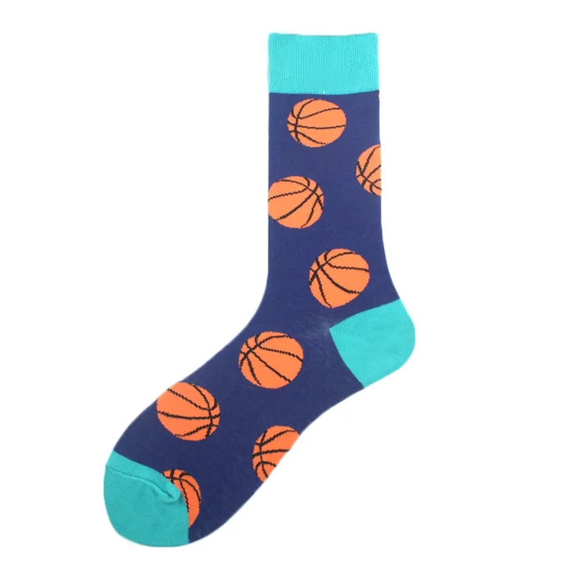 Fruit/Animal Design Happy Funny Socks 2025 Men Alien Avocados Frogs Pattern Crazy Sokken Jacquard Hip Hop Crew new Chaussette Unisex Sox