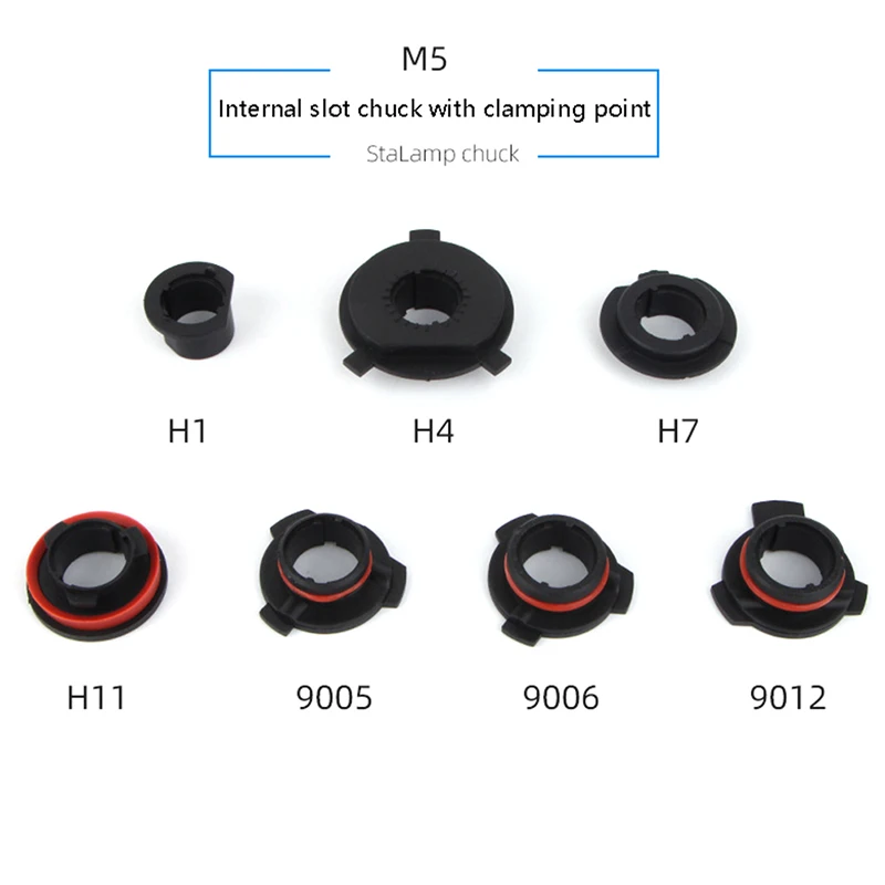1Pc Retainer Clips Car LED Headlight Bulb Base Adapter Socket Holder HB4/HB3/H11/H7/H4/H3/H1 Head Lamp