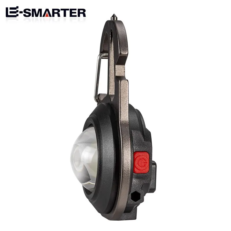 Super Mini Luminous Rechargeable 2025 LED Lamp Multifunction new Keyring Type-c Charging Strong Light Outdoor Portable Flashlight